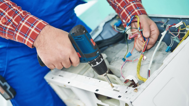 Bayrampaşa Baxi Baxi çamaşır makinesi kart tamiri – Su almama arızası orijinal parça ile giderildi. - Teknik servis örneği