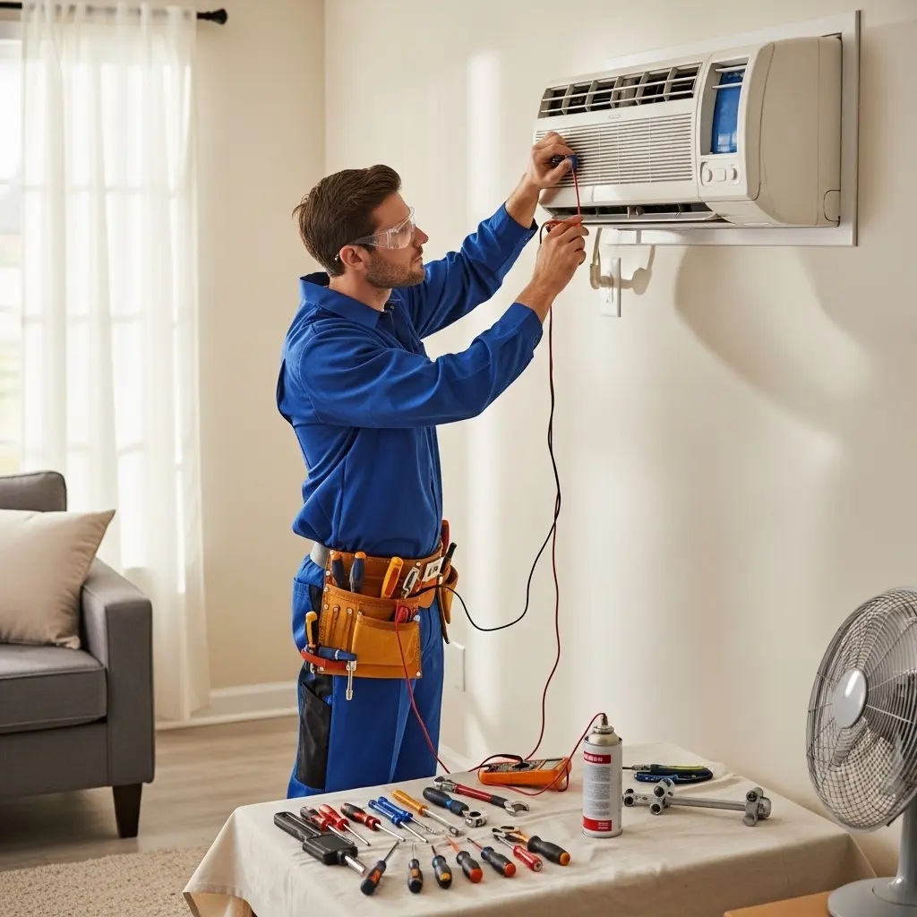 Bayrampaşa Baxi Baxi klima gaz dolumu ve bakım – Enerji verimliliği artırıldı. - Teknik servis örneği